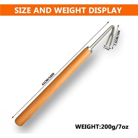 Weed Puller with V-Shape Hook Gardening Hand Tools 16-Inch Weed Remover Tool - Picture 4 of 6